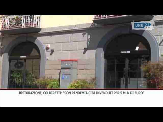 Ristorazione, Coldiretti: “Con pandemia cibi invenduti per 5 mln di euro”