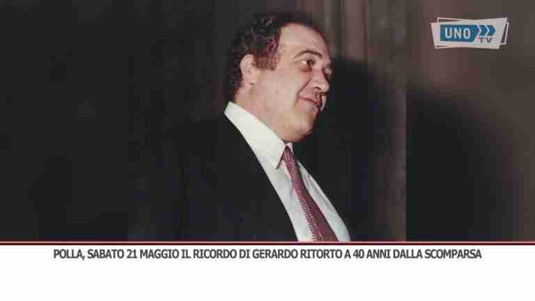 Polla, sabato 21 maggio il ricordo di Gerardo Ritorto a 40 anni dalla scomparsa