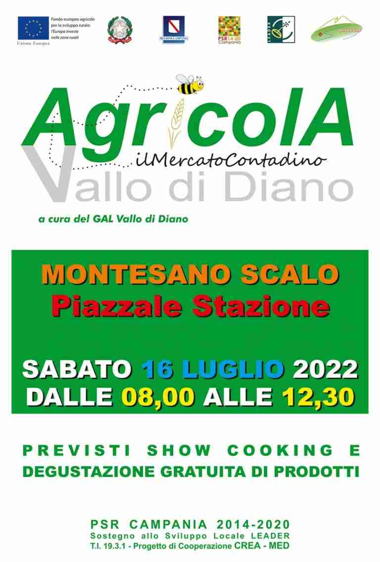Montesano Scalo, domani Piazzale Stazione “Il mercato Contadino” di Agricola Vallo di Diano