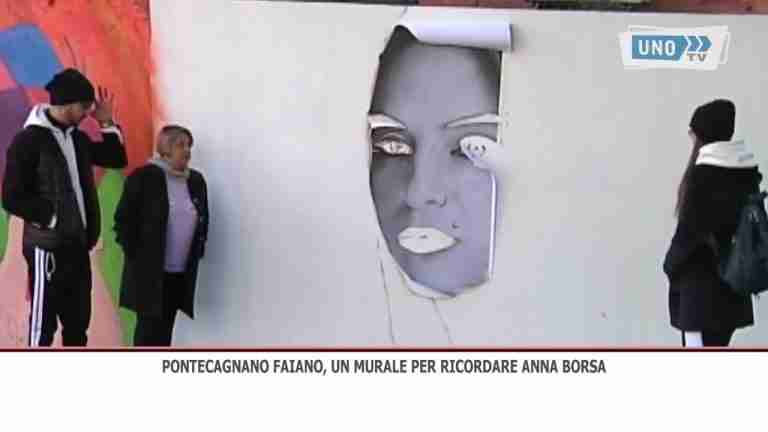 Pontecagnano Faiano, un murale per ricordare Anna Borsa