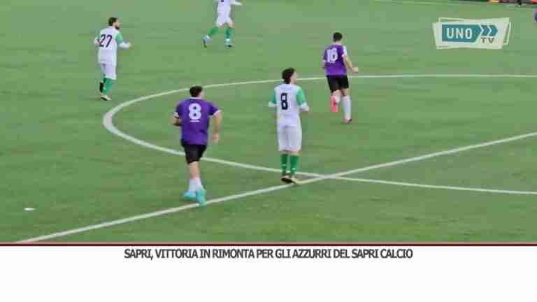 Sapri, vittoria in rimonta per gli azzurri del Sapri Calcio che battono la Virtus Avellino per 2-1