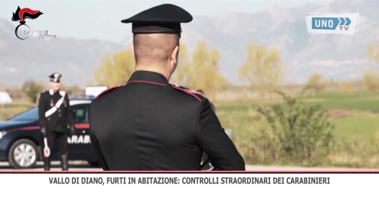 Vallo di Diano, furti in abitazione: controlli straordinari dei Carabinieri