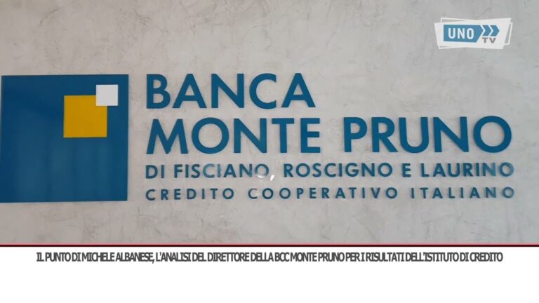 Il punto di Michele Albanese, l’analisi del direttore della Bcc Monte Pruno per il risultati dell’istituto di credito