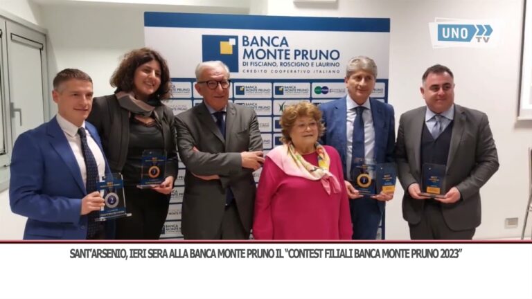 Sant’Arsenio, ieri sera alla Banca Monte Pruno il “Contest filiali Banca Monte Pruno 2023”