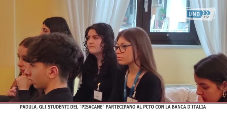 Padula, gli studenti del “Pisacane” partecipano al Pcto con la Banca d’Italia
