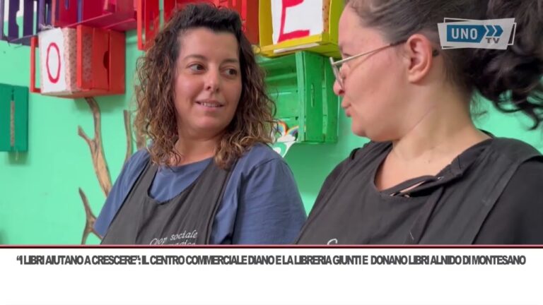 “I libri aiutano a crescere”: la Libreria Giunti e il Centro Commerciale Diano donano libri al Nido di Montesano