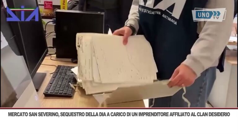 Mercato San Severino, sequestro della Dia a carico di un imprenditore affiliato al clan Desiderio
