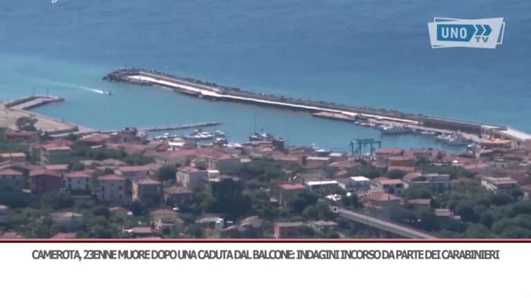 Camerota, 23enne muore dopo una caduta dal balcone: indagini in corso da parte dei carabinieri 