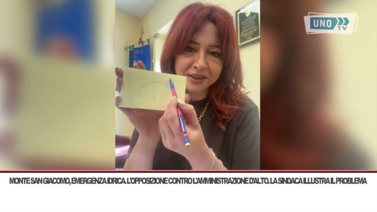 Monte San Giacomo, emergenza idrica. L’opposizione contro l’amministrazione. Risponde Angela D’Alto