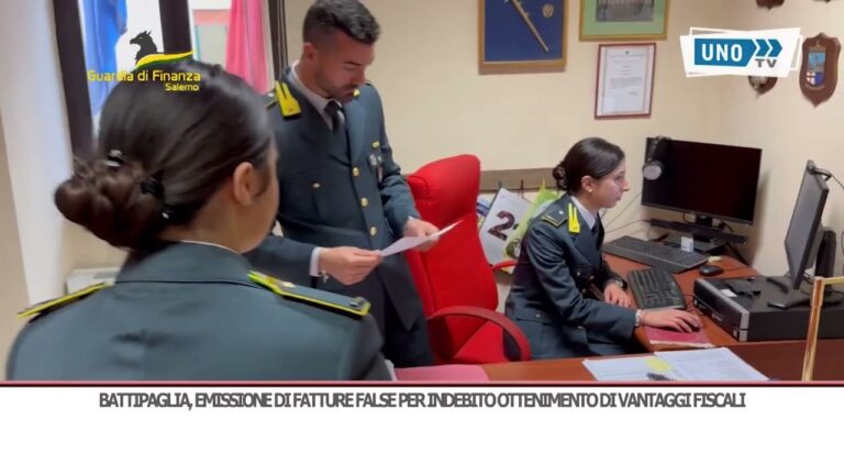 Battipaglia, emissione di fatture false per indebito ottenimento di vantaggi fiscali: la GdF sequestra 4,6 mln di euro