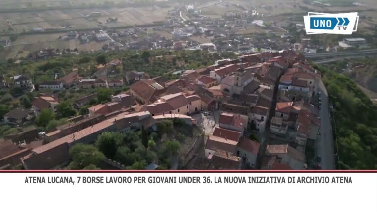Atena Lucana, 7 borse lavoro per giovani under 36. La nuova iniziativa di Archivio Atena