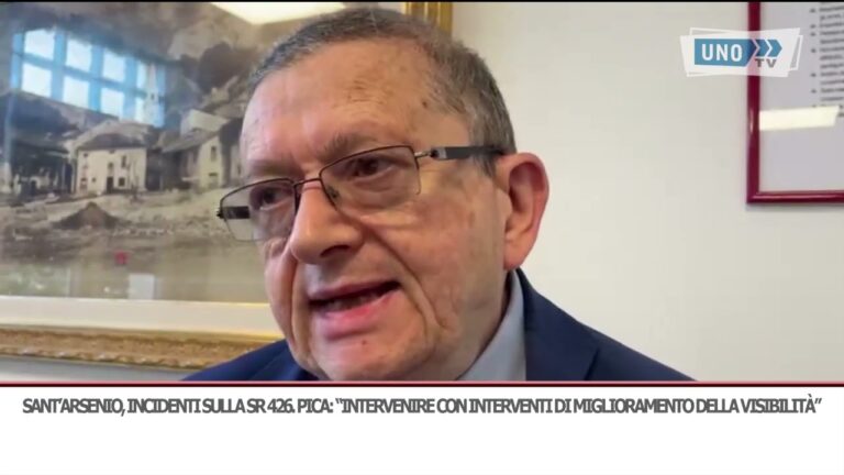 Sant’Arsenio, incidenti sulla SR 426. Il sindaco Pica: “Intervenire con interventi di miglioramento della visibilità”