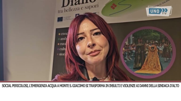 Social pericolosi, l’emergenza acqua a Monte San Giacomo si trasforma in insulti e violenze ai danni della Sindaca D’Alto